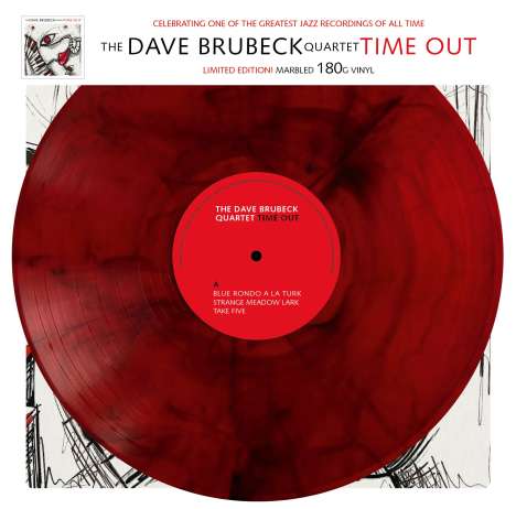 Dave Brubeck (1920-2012): Time Out (180g) (Limited Edition) (Red Marbled Vinyl), LP