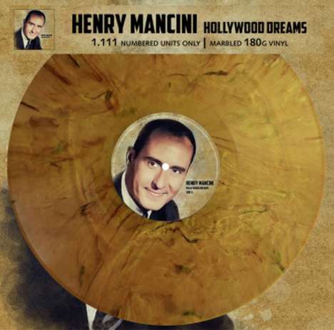 Henry Mancini (1924-1994): Hollywood Dreams (180g) (Limited Numbered Edition) (Golden/Brown Marbled Vinyl), LP