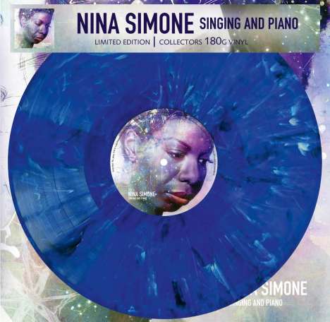 Nina Simone (1933-2003): Singing And Piano (180g) (Limited Edition) (Blue Marbled Vinyl), LP