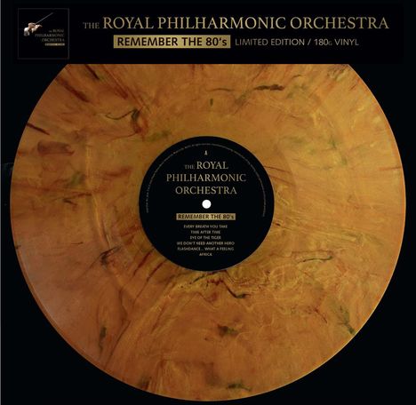 Royal Philharmonic Orchestra: Remember The 80's (180g) (Limited Edition) (Gold Marbled Vinyl), LP