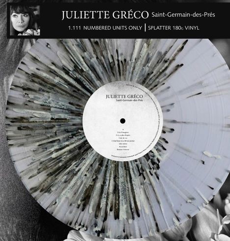 Juliette Gréco: Saint-Germain-Des-Pres (180g) (Limited Numbered Edition) (Splatter Vinyl), LP