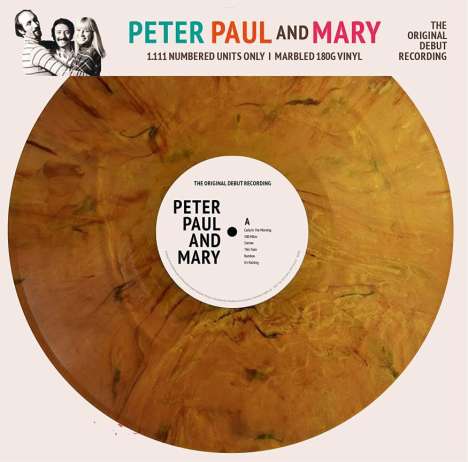 Peter, Paul &amp; Mary: Peter, Paul And Mary (180g) (Limited Numbered Edition) (Marbled Vinyl), LP