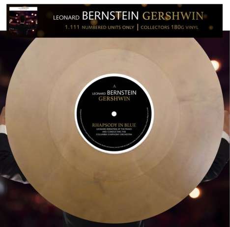 Leonard Bernstein (1918-1990): Gershwin (180g) (Limited Numbered Edition) (Gold/Black Marbled Vinyl), LP