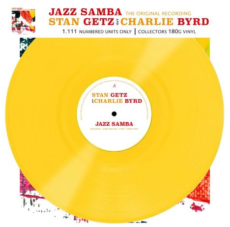 Stan Getz &amp; Charlie Byrd: Jazz Samba (The Original Recording) (180g) (Limited Numbered Edition) (Yellow Vinyl), LP