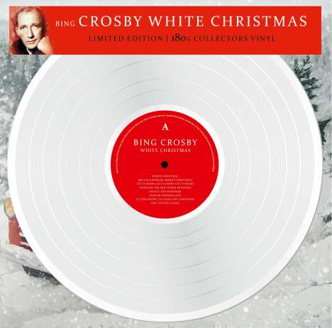 Bing Crosby (1903-1977): White Christmas (180g) (Limited Edition) (White Vinyl), LP