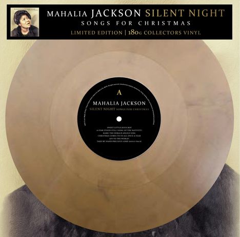 Mahalia Jackson: Silent Night - Songs For Christmas (180g) (Limited Edition) (Gold Marbled Vinyl), LP