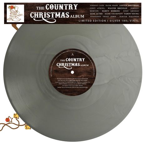 The Country Christmas Album (180g) (Limited Edition) (Silver Vinyl), LP