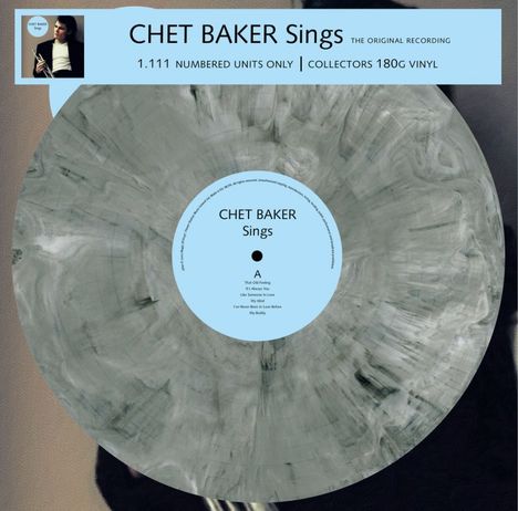 Chet Baker (1929-1988): Chet Baker Sings (180g) (Limited Numbered Edition) (Grey Marbled Vinyl), LP