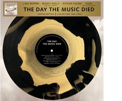 The Day The Music Died (180g) (Limited Numbered Edition) (Gold In Black Vinyl), LP