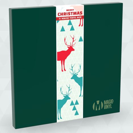 Weihnachtsplatten: Merry Christmas - The Magic Vinyl Box (180g) (Limited Edition) (White Vinyl), 3 LPs