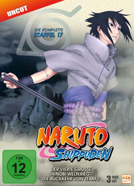 Naruto Shippuden Staffel 17, 3 DVDs