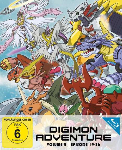 Digimon Adventure Staffel 1 Vol. 2 (Blu-ray), 2 Blu-ray Discs