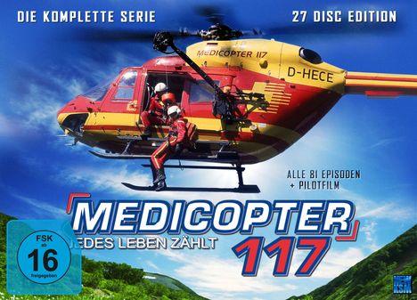Medicopter 117 (Komplette Serie), 27 DVDs