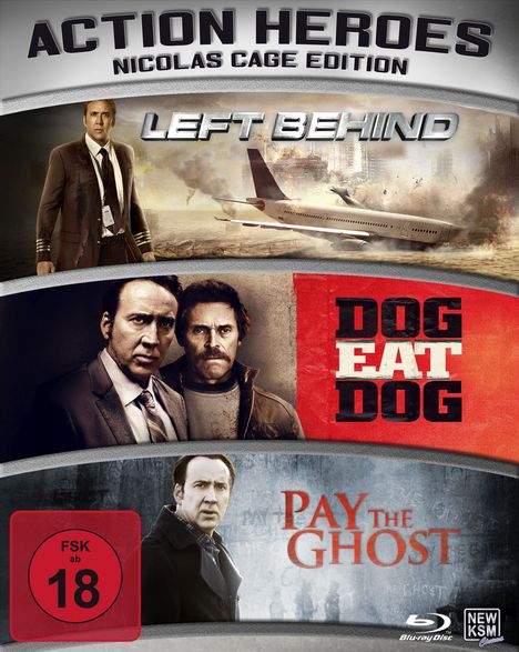 Action Heroes: Nicolas Cage Edition (Blu-ray), 3 Blu-ray Discs