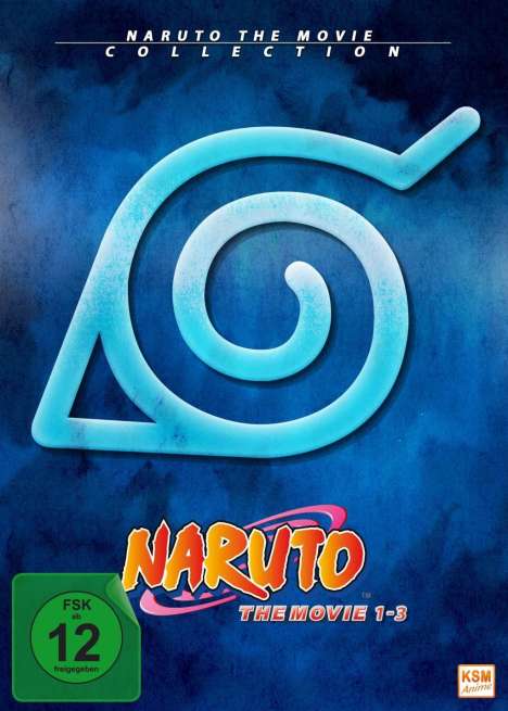 Naruto Shippuden - The Movie 1-3, 3 DVDs