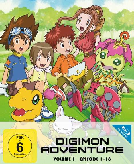 Digimon Adventure Staffel 1 Vol. 1 (Blu-ray), 2 Blu-ray Discs