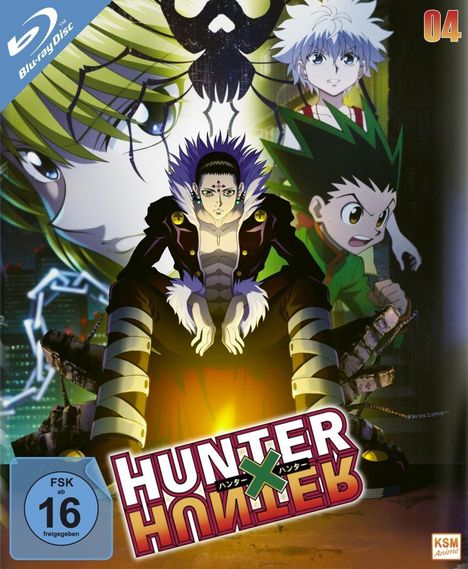 Hunter x Hunter Vol. 4 (Limitierte Edition) (Blu-ray), 1 Blu-ray Disc und 1 DVD