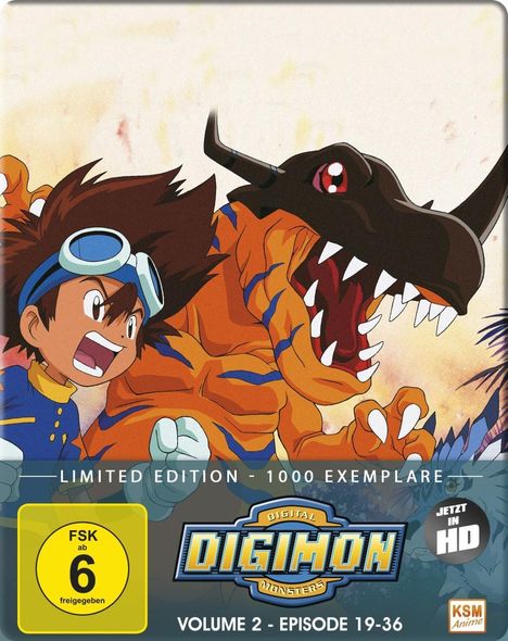 Digimon Adventure Vol. 2 (Blu-ray im FuturePak), 2 Blu-ray Discs