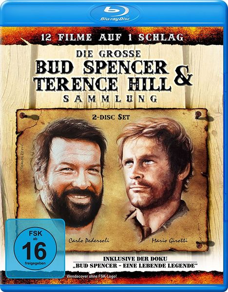 Die grosse Bud Spencer &amp; Terence Hill Sammlung (Blu-ray), 2 Blu-ray Discs