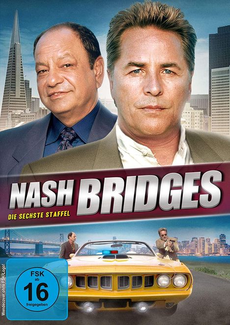Nash Bridges Staffel 6, 6 DVDs