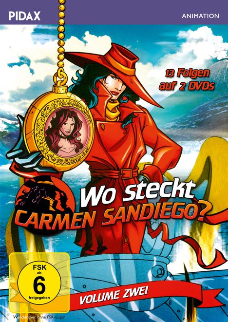 Wo steckt Carmen Sandiego? Vol. 2, 2 DVDs