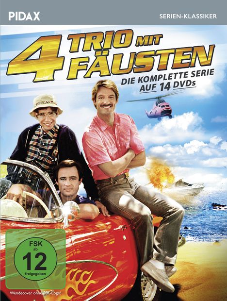 Trio mit 4 Fäusten (Komplette Serie), 14 DVDs
