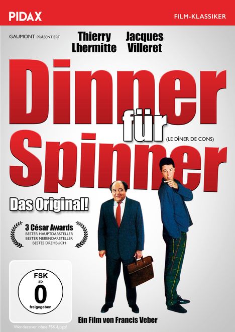 Dinner für Spinner (1998), DVD