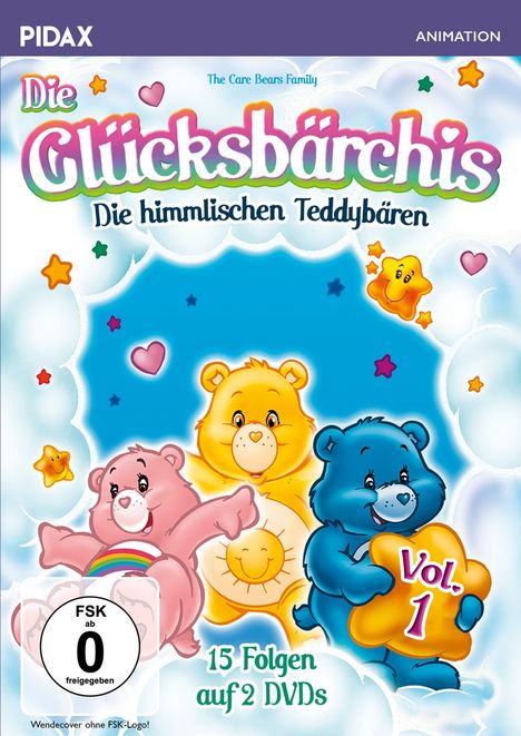 Die Glücksbärchis - Die himmlischen Teddybären Vol. 1, 2 DVDs