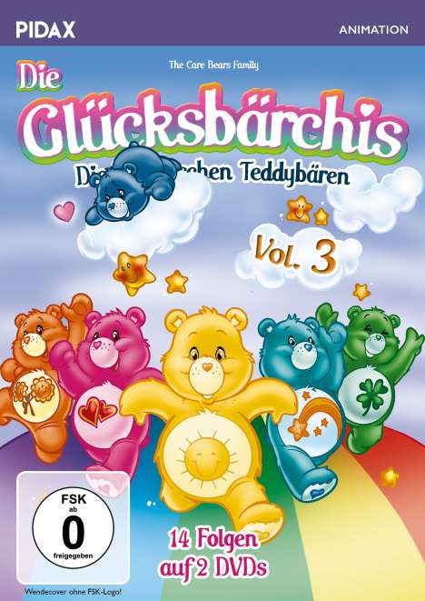 Die Glücksbärchis - Die himmlischen Teddybären Vol. 3, 2 DVDs