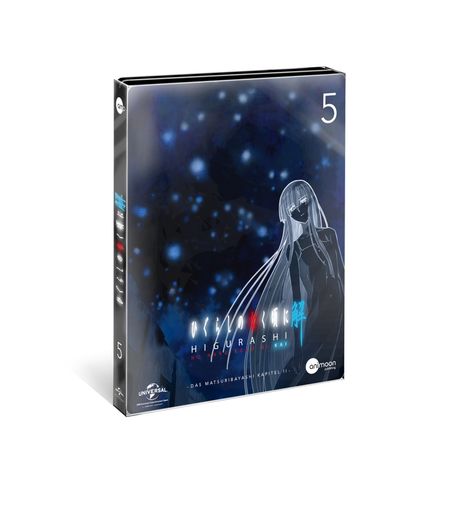 Higurashi Kai Vol. 5 (Blu-ray im Steelbook), 1 Blu-ray Disc und 2 CDs