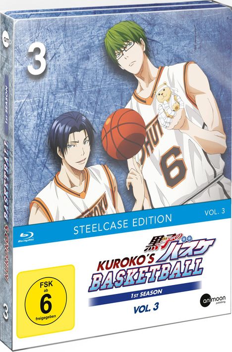 Kuroko's Basketball Staffel 1 Vol. 3 (Blu-ray), Blu-ray Disc