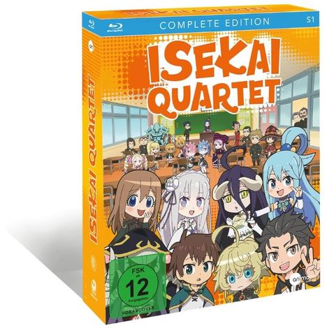 Isekai Quartet Staffel 1 (Gesamtausgabe) (Blu-ray), Blu-ray Disc
