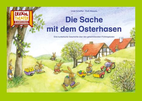 Ursel Scheffler: Die Sache mit dem Osterhasen / Kamishibai Bildkarten, Buch
