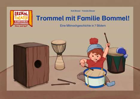 Kati Breuer: Trommel mit Familie Bommel! / Kamishibai Bildkarten, Buch