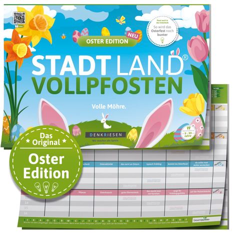 Denis Görz: DENKRIESEN - STADT LAND VOLLPFOSTEN® - OSTER EDITION - "Volle Möhre.", Spiele