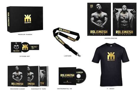 Olexesh: Rolexesh (Limited-Edition) (Boxset), 3 CDs, 1 T-Shirt und 1 Merchandise