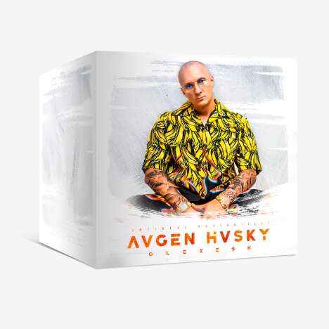 Olexesh: Augen Husky (Limited Deluxe Box Gr. L), 1 CD, 1 T-Shirt und 2 Merchandise