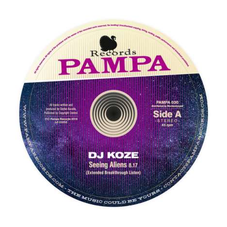 DJ Koze aka Adolf Noise: Seeing Aliens EP, Single 12"