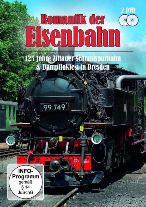 125 Jahre Zittauer Schmalspurbahn &amp; Dampflokfest in Dresden, 2 DVDs