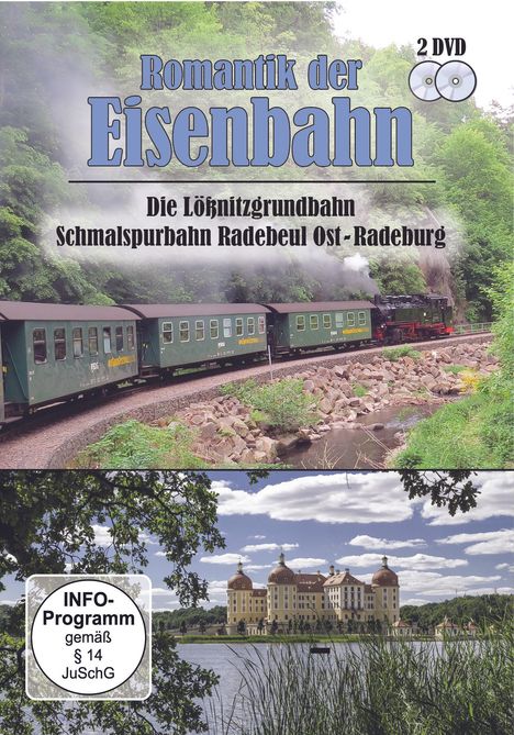 Die Lößnitzgrundbahn Schmalspurbahn Radebeul Ost-Radeburg, 2 DVDs