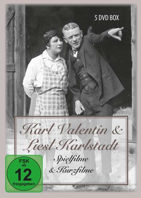 Karl Valentin &amp; Liesl Karlstadt: Spielfilme &amp; Kurzfilme, 5 DVDs