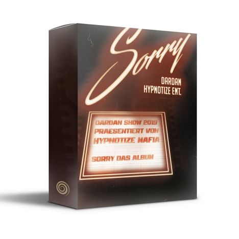 Dardan: Sorry (Limited-Deluxe-Box), 2 CDs, 1 T-Shirt und 1 Merchandise