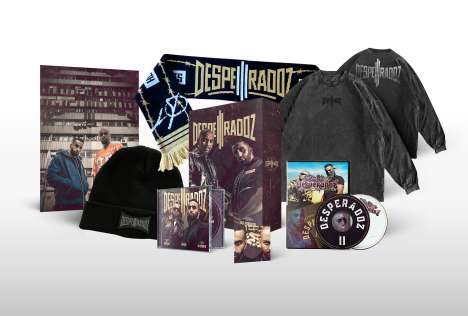 PA Sports &amp; Kianush: Desperadoz III (Limited Boxset + Sweatshirt Gr. M), 3 CDs