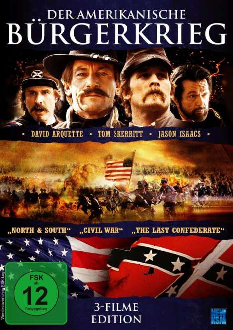 Der amerikanische Bürgerkrieg (3 Filme Edition), DVD