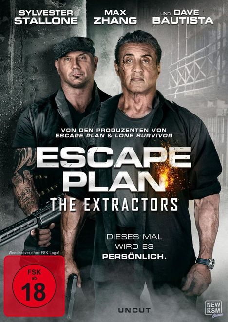 Escape Plan 3: The Extractors, DVD