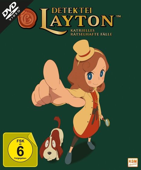 Detektei Layton - Katrielles rätselhafte Fälle Vol. 1 (mit Sammelschuber), 2 DVDs