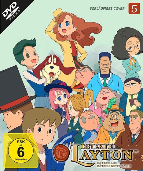 Detektei Layton - Katrielles rätselhafte Fälle Vol. 5, 2 DVDs