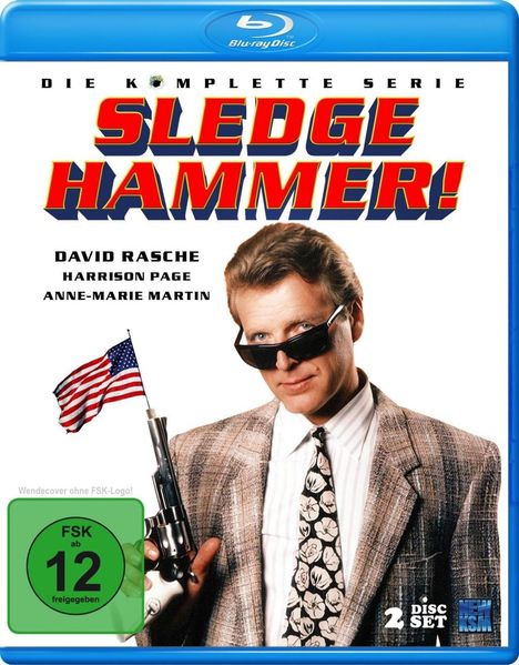 Sledge Hammer (Komplette Serie) (Blu-ray), 2 Blu-ray Discs