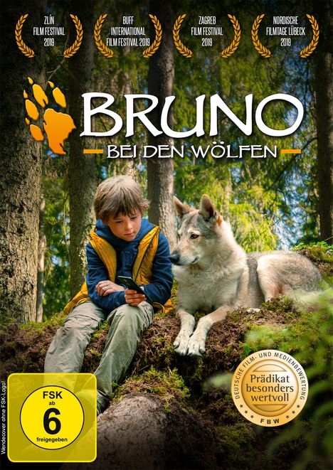 Bruno bei den Wölfen, DVD
