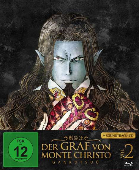Der Graf von Monte Christo - Gankutsuô Vol. 2 (Blu-ray), 1 Blu-ray Disc und 1 CD